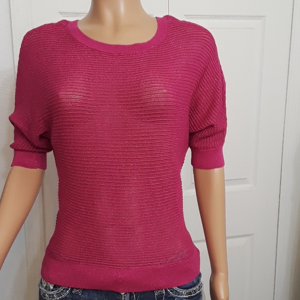 metallic pink apt.9 top